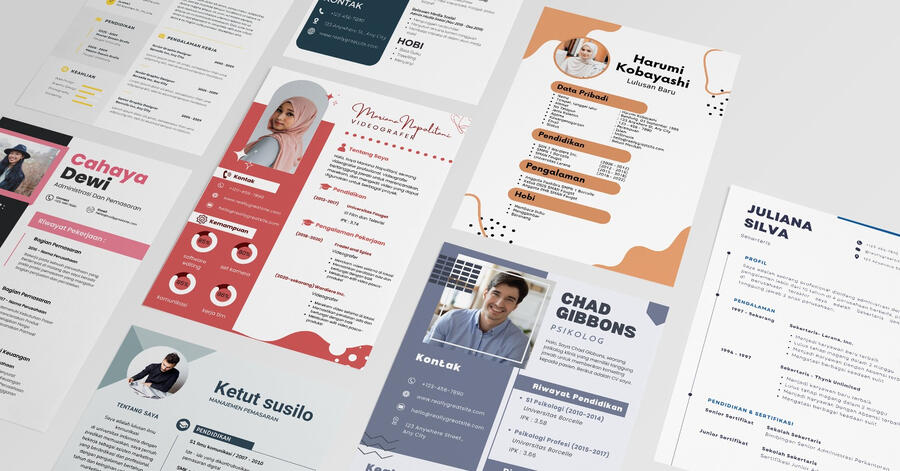 mockup CV